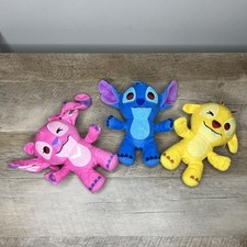 Disney Lilo Stitch Angel Valentine s Day 9 Plush Set Of 3 Stuffed Aliens