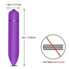 Mini Bullet Vibrator for Women Masturbation G Spot Clitoris Stimulator for Women
