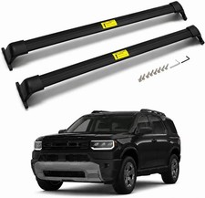 Roof Rack Cross Bars Carrier Aluminium For Honda Passport 2026 2027 Black 2pcs