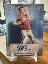 Mason Brassfield 2023 Leaf Perfect Game Top Prospect 1st RC Auto #/2 TCU