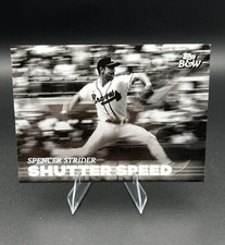 2023 Topps Black & White Shutter Speed #SS6 Spencer Strider Atlanta Braves🔥