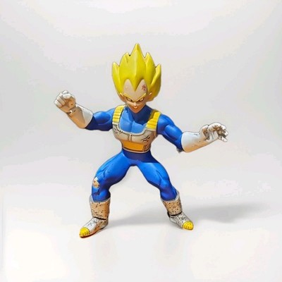 2001 9'' Dragon Ball Z S.S Vegeta Figur Anime Battle Damaged Collectors Edition