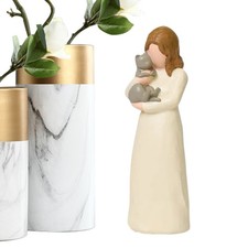 Friendship Sculpture Resin Cat Memorial Friendship Sculpture Pet