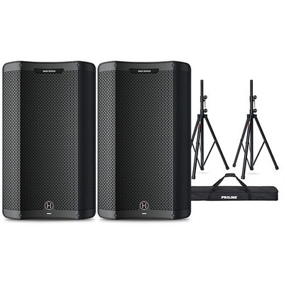 Harbinger VARI 3415 15'' Powered Speakers Package With Stands