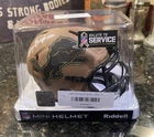 New ListingBarry Sanders Signed Lions Salute To Service Mini Helmet Beckett Witness