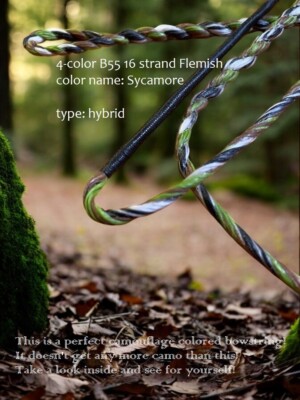 Flemish Twist Bowstring / hybrid / SYCAMORE, B55 / CHOOSE STRING LENGTH! /$15.95