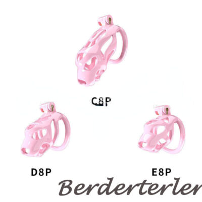 New Design Nylon Mamba Chastity Device Cage Light Weight Lock Ring with 4 Rings