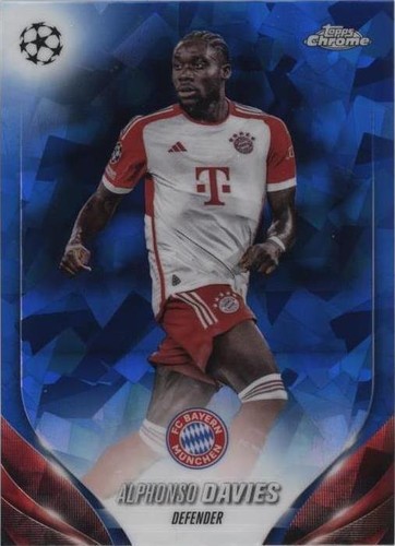 2024-25 Topps Chrome UEFA #96 Alphonso Davies | eBay