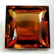 MADEIRA CITRINE 2.5 MM SQUARE CUT 7 PC SET FROM BRAZIL