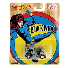 HOT WHEELS Bread Box Pop Culture Women of Marvel Black Widow DWH27 2017