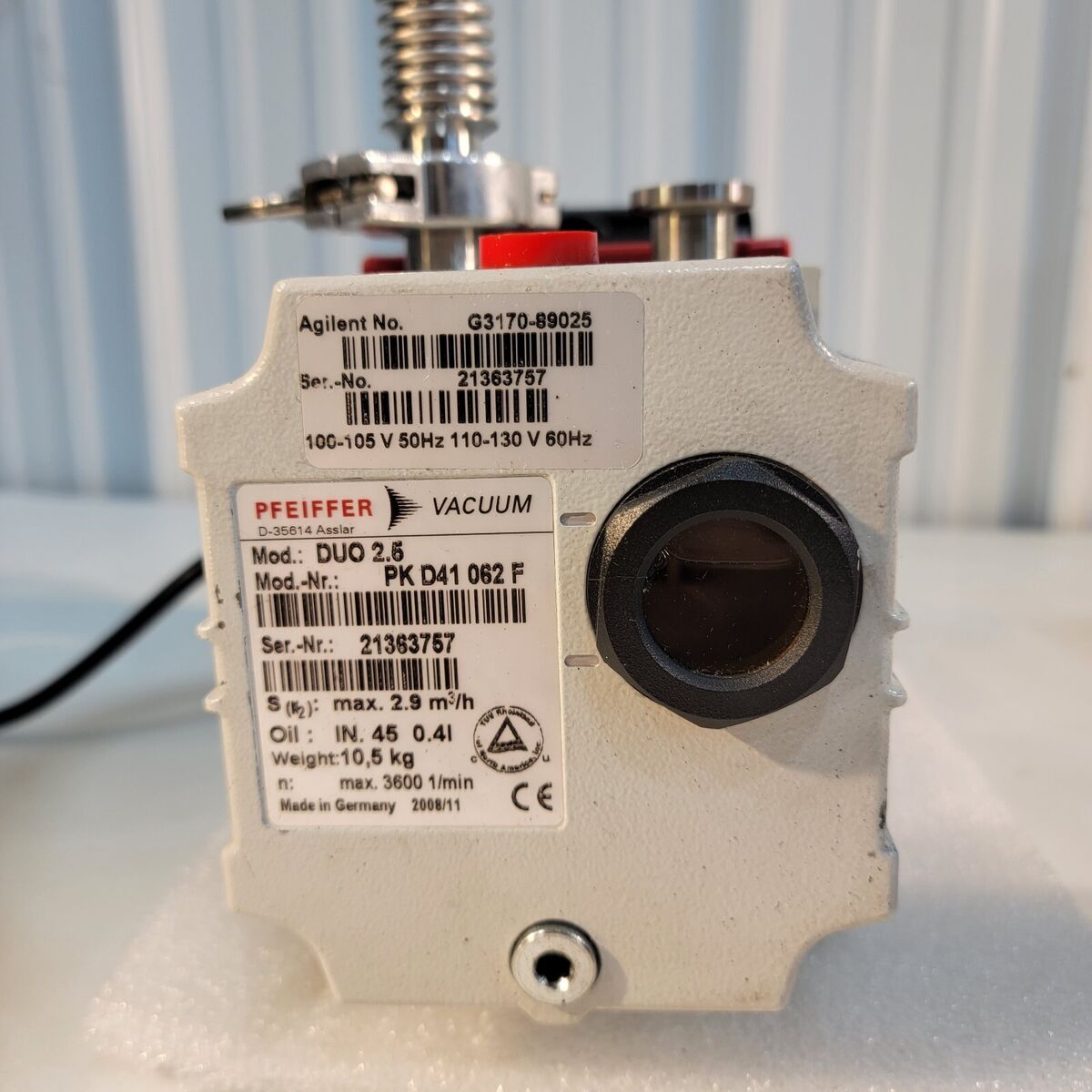 High Vacuum ISO-K 63 Turbo Pump Station Varian TV-70 w High Vacuum ISO-K 63 Turbo Pump Station Varian TV-70 w