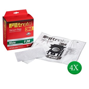Miele FJM alergeno contenedor vacío 3M 20 bolsas de papel y 8 Filtros #  68704A-6 | eBay