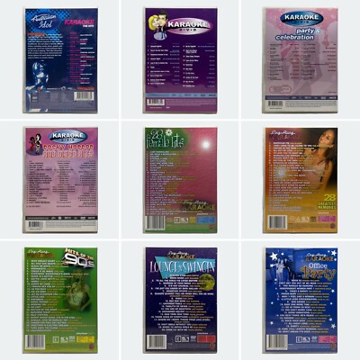 Interactive Sing-Along Karaoke 9x DVD Bundle (196x Tracks