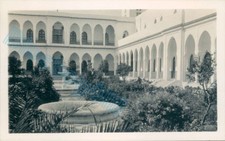 Tangier Palais Moulay Hafid Courtyard in 1935 4.5 x 2.7 inch original photo p2