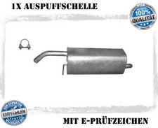 Endschalldämpfer für Ford Fiesta VI 1.25 1.4 ab Bj.07.08 Auspuff Endtopf Schelle