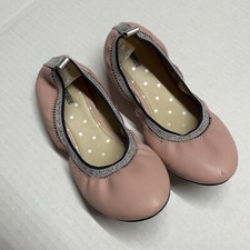 Gymboree Girl Sz 12 Ballet Flat Girls Shoe Gymboree Pink Elastic Slip On