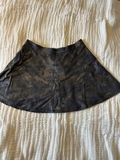 Abercrombie And Fitch Navy Sheen Skirt