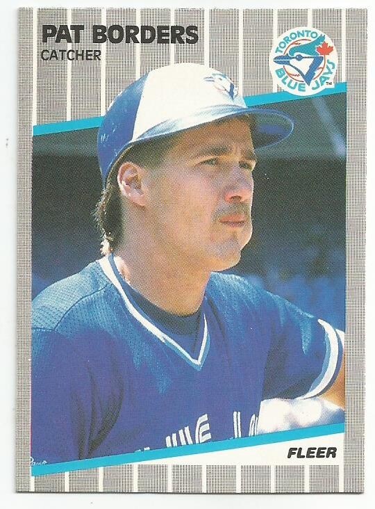 PAT BORDERS 1989 FLEER CARD ROOKIE NM-MT CONDITION