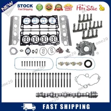 Non-MDS Lifters Camshaft Kit Head Gasket+Oil Pump for 2009-19 Ram 1500 5.7L Hemi