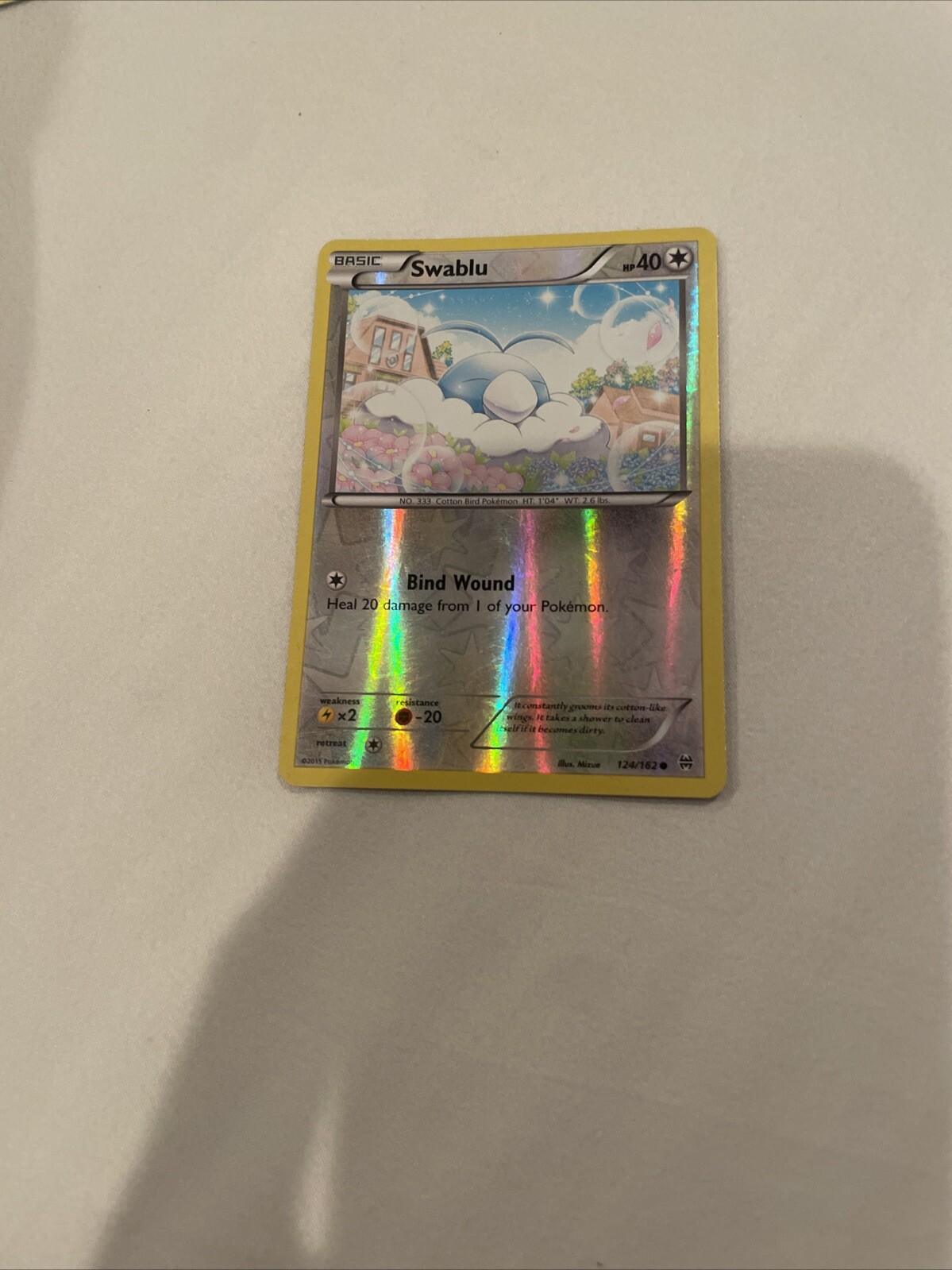 Swablu 124/162 Breakthrough Reverse Holo