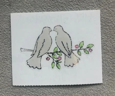 Doves prism foil Sticker, Mrs. Grossman’s Paper Co., 2006, loose new