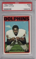 1972 Topps #240 Larry Little RC Rookie PSA 7 Dolphins