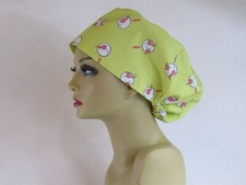 Women Scrub Hat, Surgical Cap, Scrub Hat, Nurses Hat, With Toggle, Medical