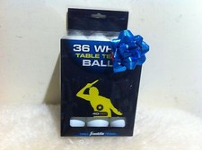 New Franklin 36 White Table Tennis Balls 40mm