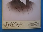 Antique Cabinet Card Photo of Victorian Man by S. H. Cope from Norristown, PA. — photo 3