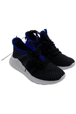 RUNSIDE Unisex Kids Sneakers Lace-up Running Tennis Shoes Black