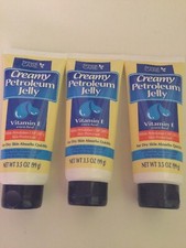 3 Jalea de Petróleo Cremosa Vitamina E Protector de la Piel Total 10.50 OZ Cuidado Personal