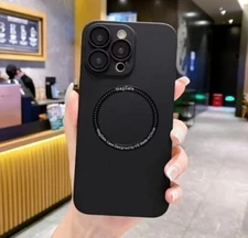 Telefono Protector Cober Funda Para De Iphone 13 Pro Case Cover Negro Matte