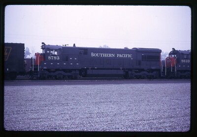 8783 Train Railroad Slide - Southern Pacific 8783 Locomotive 1974 West Colton ...