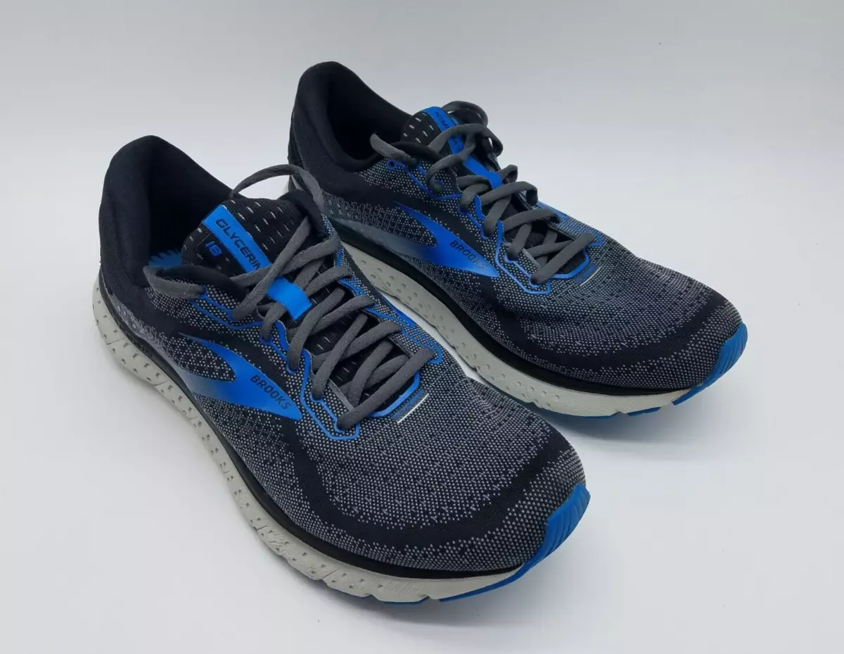 Brooks Glycerin 18 Mens Size 12.5 D Medium Running Shoes Gray