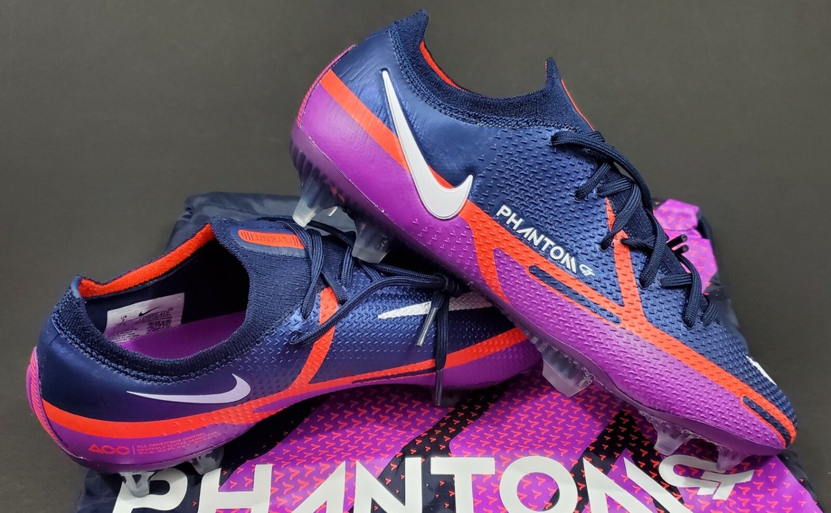 Nike Phantom GT2 Elite FG, Navy/Purple/White, Size 7 | eBay
