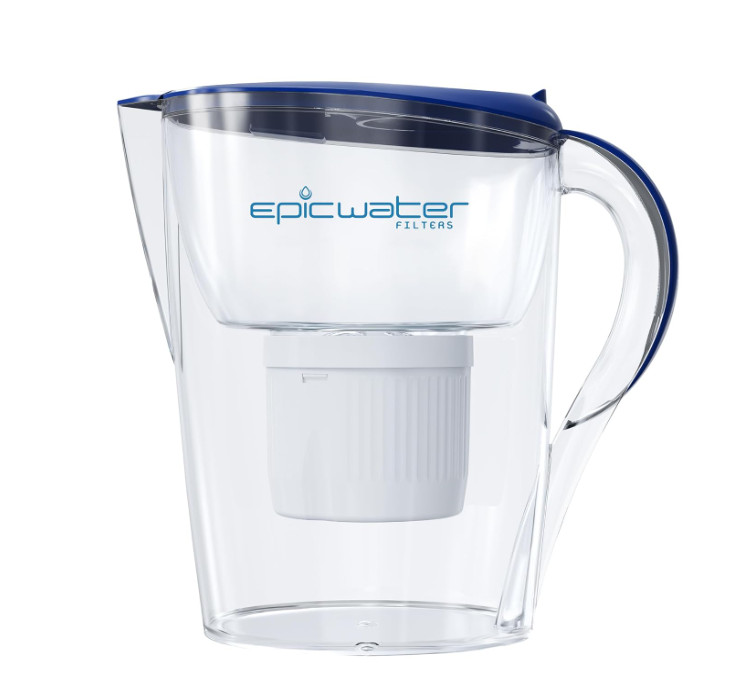 Pure Filter Pitchers for Drinking Water, 10 Cup 150 Gallon F
