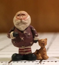 Santa Figurine Blossom Bucket Suzi Skoglund