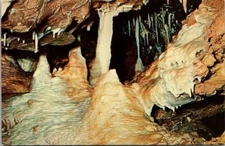 Vintage Black Hills South Dakota Wind Cave National Park Stalactites SD Postcard