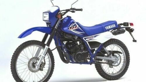 fits Yamaha Dt125 Dt175 White Headlamp Cover Sticker Colors Dark Blue Red