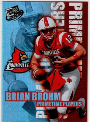 2008 Press Pass Football Brian Brohm No. PP-5 Louisville Cardinals
