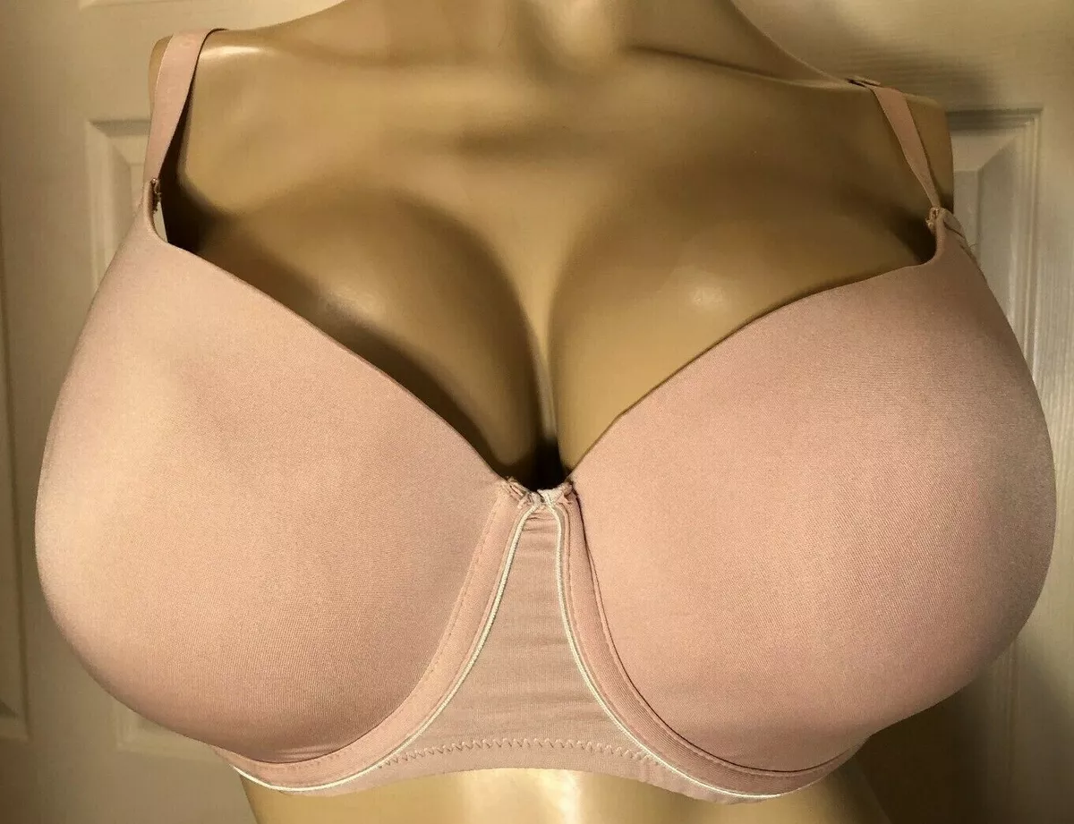 IZOD 42DD Nude Beige 42 DD Underwire Lined Seamless Bra