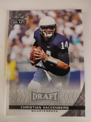 Trading Card Football NFL Christian Hackenberg New York Jets 2016 Leaf