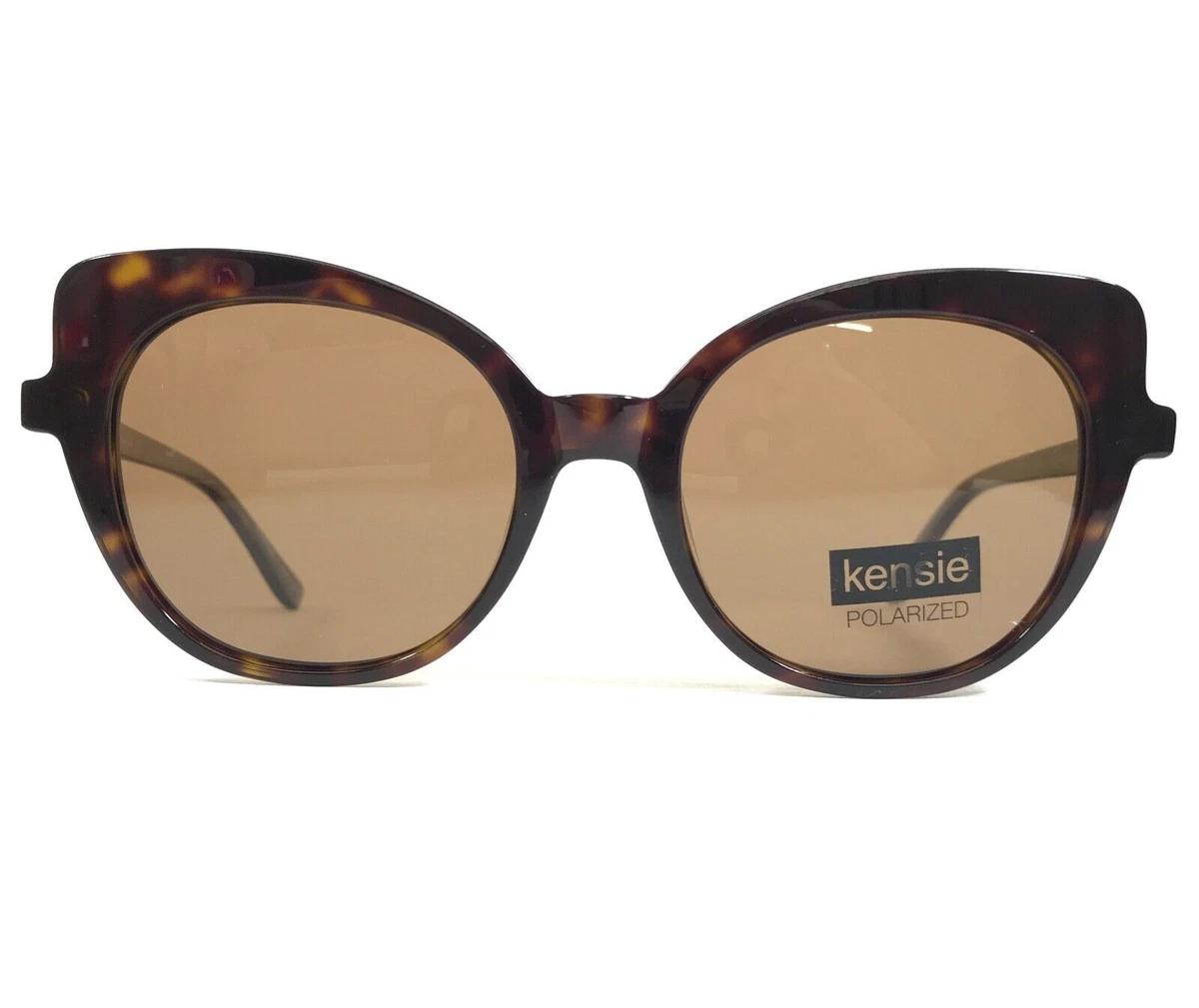 Kensie Women’s Metal Frame Animal Print Sunglasses with Hardcase Cat Eye Sunglasses with Metal Temple in Tortoise – Jessica  main image 4