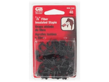 Gardner Bender 1/8" Brown Low Voltage Insulated CABLE STAPLE Wire MSB-1540 40 pk