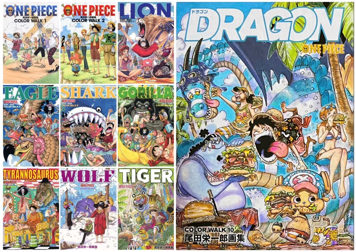 ONE PIECE COLOR WALK 10 DRAGON Eiichiro Oda Art Collection (Apr