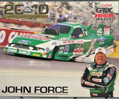 VRHTF NHRA ''COOL VTG JOHN FORCE CASTROL GTX RACING NITRO FUNNY CAR'' HAND OUT