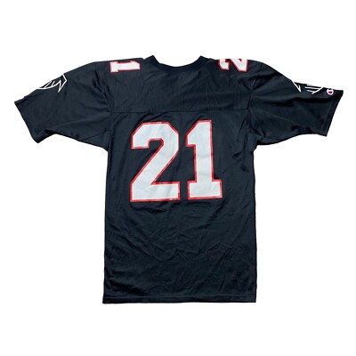 Vintage Champion #21 Atlanta Falcons Deion Sanders NFL Jersey Made