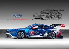 Ford Mustang GT3 IMSA GTD PRO  Race Car Photo CA2772