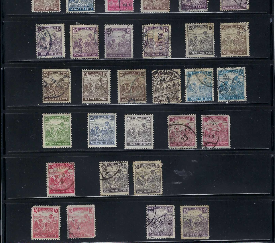 ''HARVESTING WHEAT''  HUNGARY 1916- 20s   LOT STUDY  #42 - Image 3 of 3