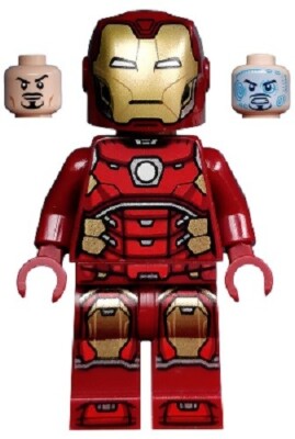 Lego sh612 sh0612 Iron Man Super Heroes Avengers Minifigur NEU  Hexagon Marvel